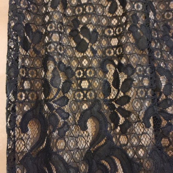 Lace Pencil Skirt ,Black combo - Picture 6 of 6